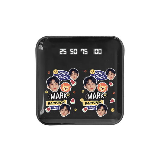 Mini Mighty Powerbank 12,000 mAh - Face Grid Baby Lion