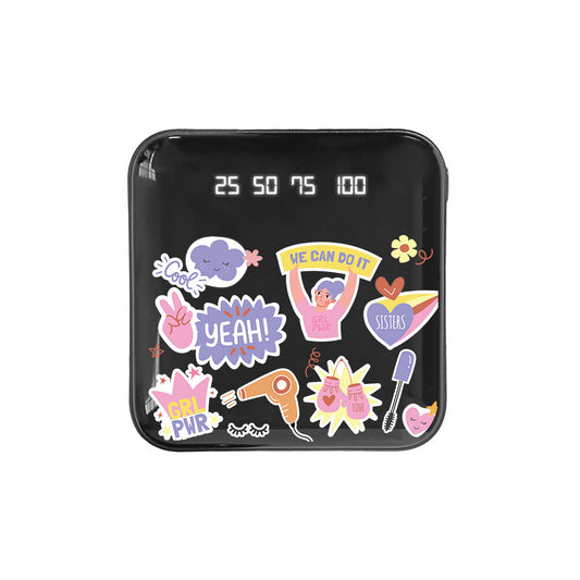 Mini Mighty Powerbank 12,000 mAh - Girl Power Sticker Pack