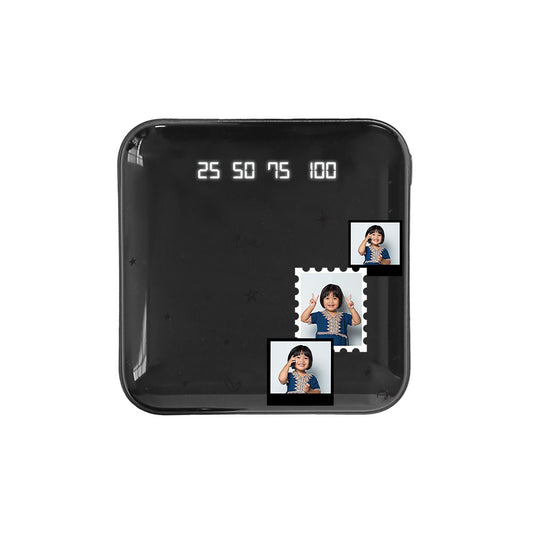 Mini Mighty Powerbank 12,000 mAh - Face Grid Black Polaroid