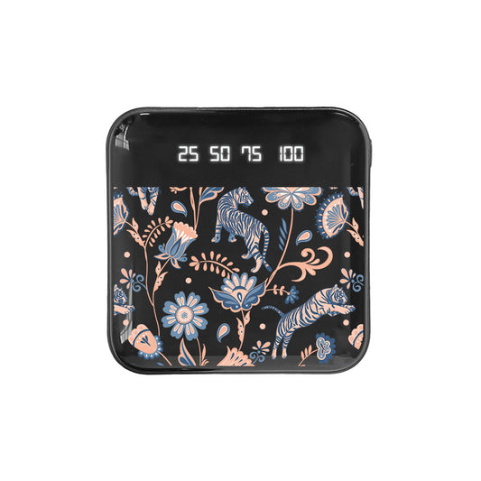 Mini Mighty Powerbank 12,000 mAh - Tiger & Floral 5.0