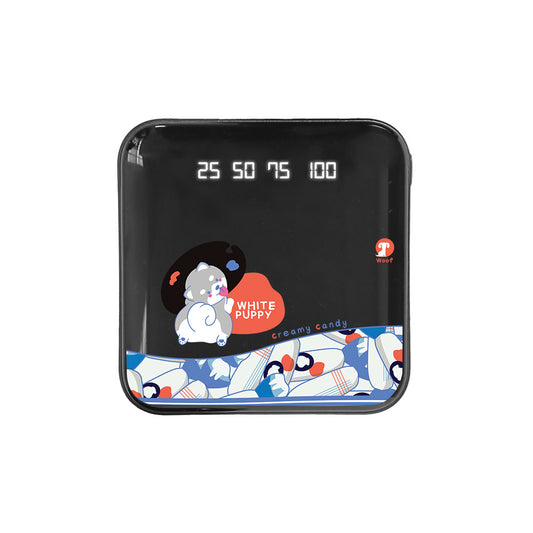Mini Mighty Powerbank 12,000 mAh - White Puppy