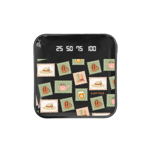 Mini Mighty Powerbank 12,000 mAh - Cottagecore Stamps