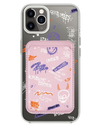 iPhone Magnetic Wallet Case - Graffiti 1.0