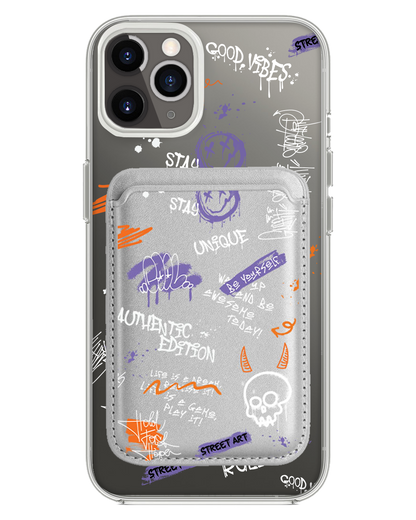 iPhone Magnetic Wallet Case - Graffiti 1.0