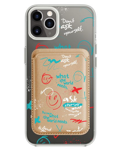 iPhone Magnetic Wallet Case - Graffiti 2.0