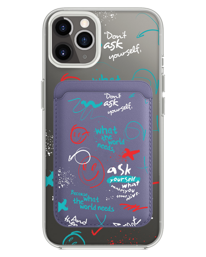 iPhone Magnetic Wallet Case - Graffiti 2.0
