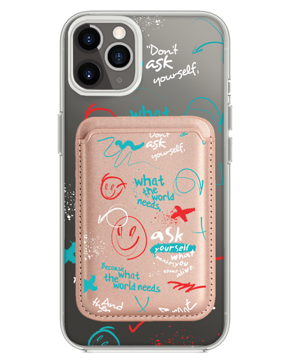 iPhone Magnetic Wallet Case - Graffiti 2.0