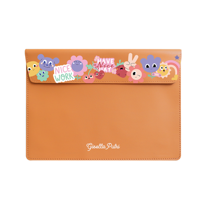 Vegan Leather Sleeve - Garden Party