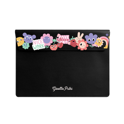 Vegan Leather Sleeve - Garden Party