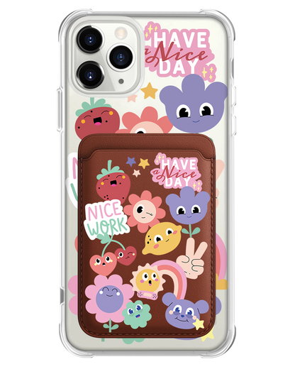 iPhone Magnetic Wallet Case - Garden Party