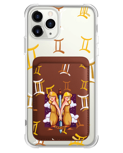 iPhone Magnetic Wallet Case - Gemini