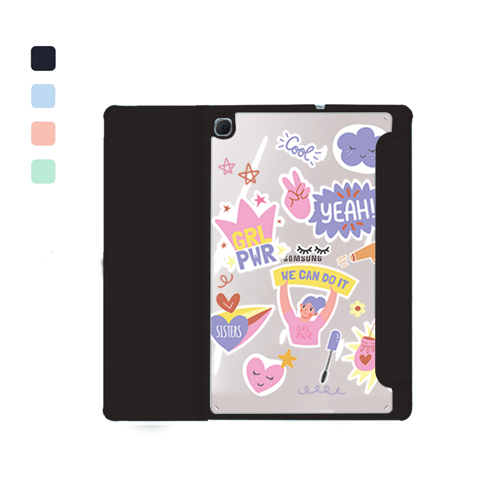 Android Tab Acrylic Flipcover - Girl Power Sticker Pack