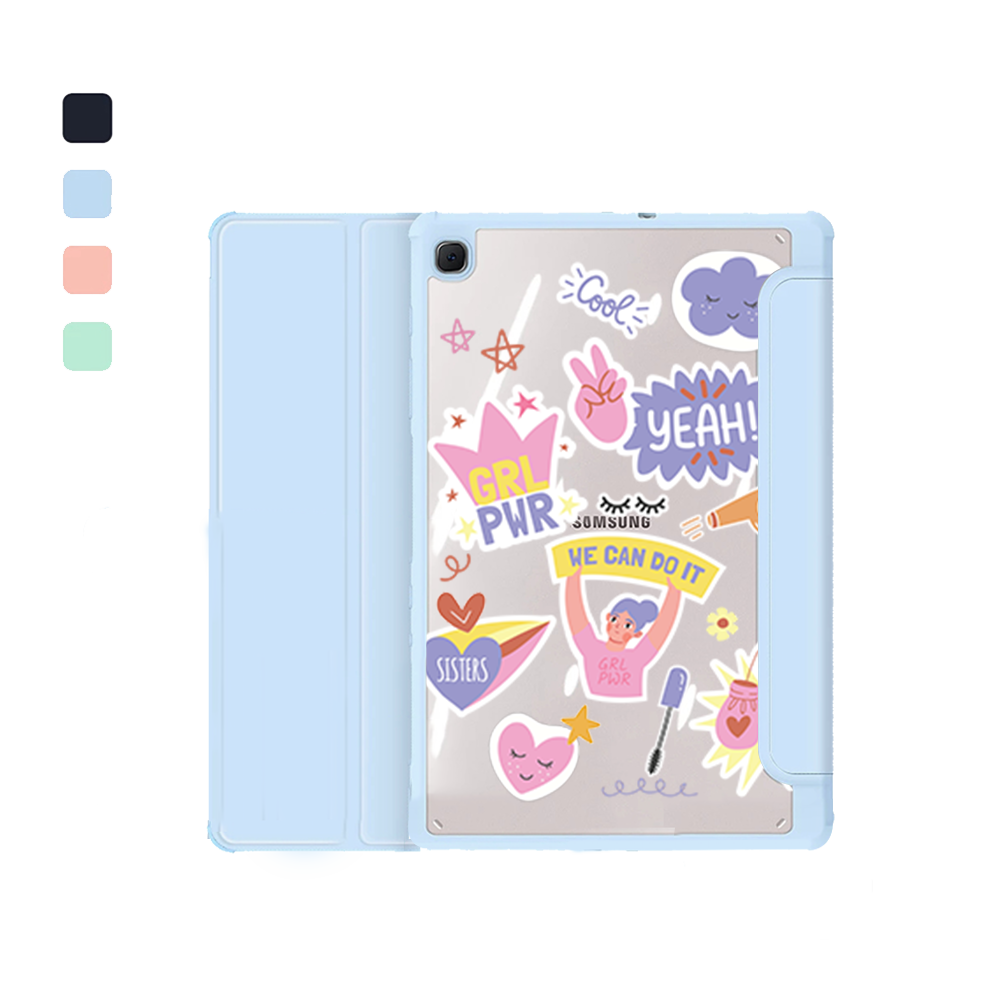 Android Tab Acrylic Flipcover - Girl Power Sticker Pack