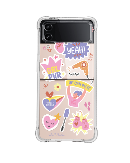 Android Flip / Fold Rearguard Hybrid - Girl Power Sticker Pack