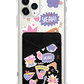 iPhone Phone Wallet Case - Girl Power Sticker Pack