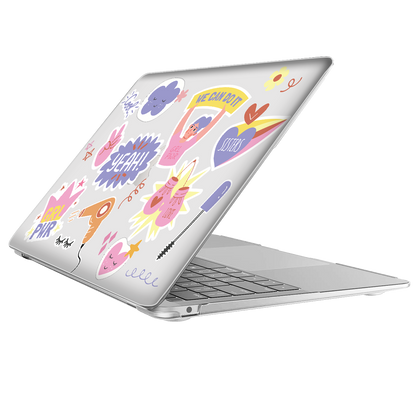 MacBook Snap Case - Girl Power Sticker Pack