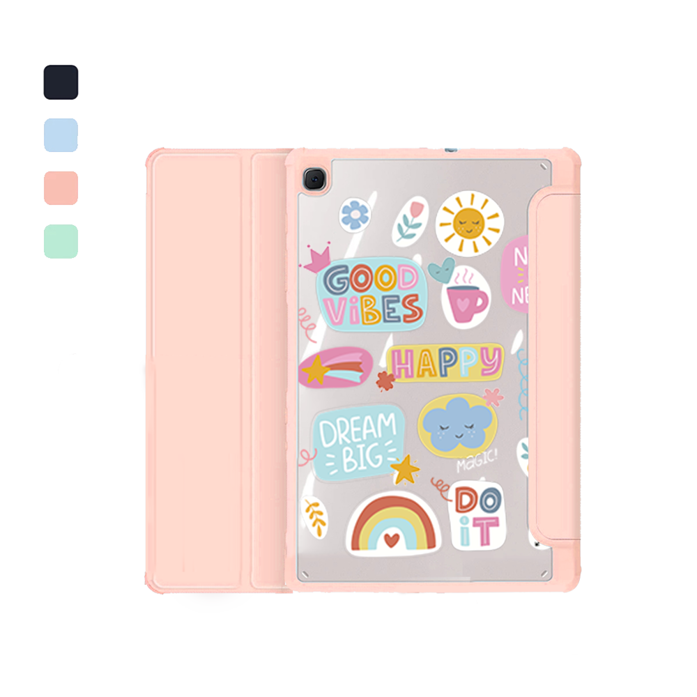 Android Tab Acrylic Flipcover - Good day 2.0