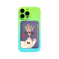 iPhone Magnetic Wallet Silicone Case - Pawky Cat