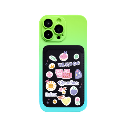 iPhone Magnetic Wallet Silicone Case - You are The Best 2.0