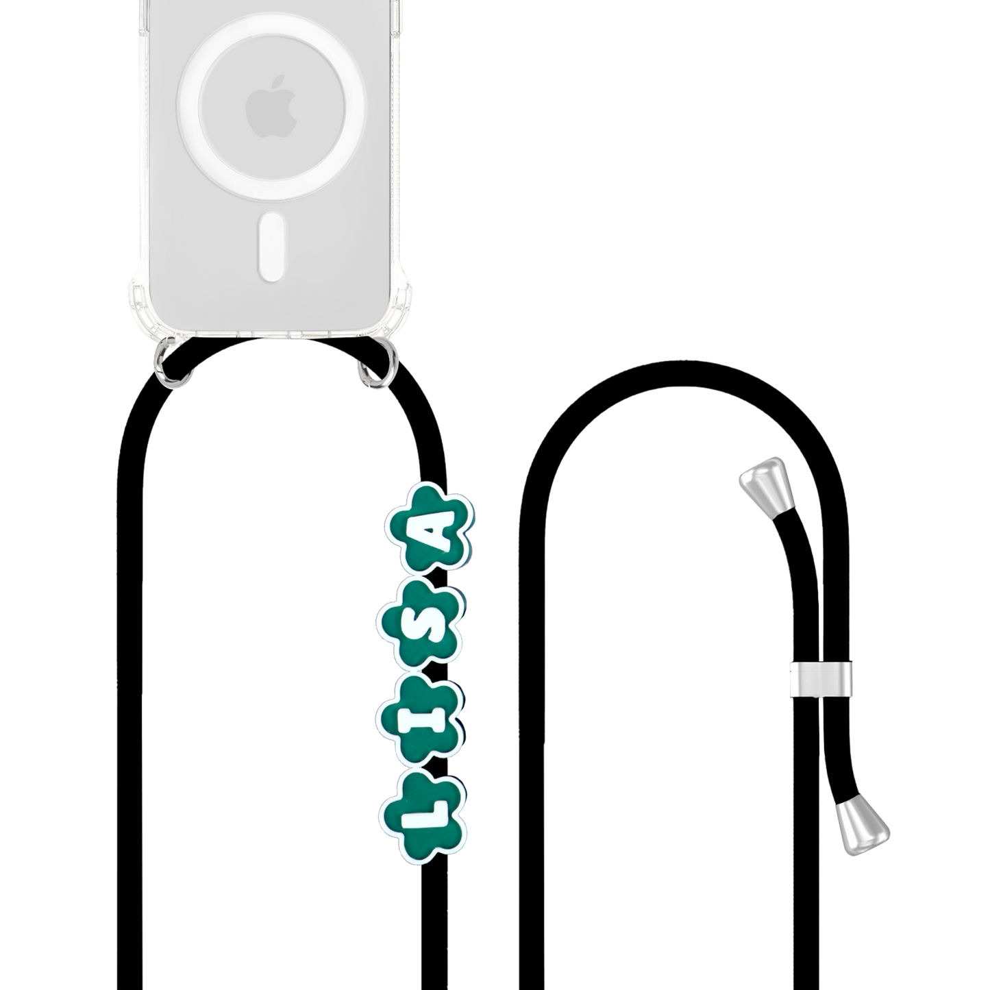 Beads Nylon Sling - Flower Emerald Dew