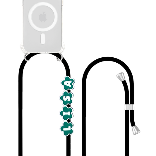 Beads Nylon Sling - Flower Emerald Dew