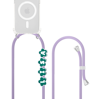 Beads Nylon Sling - Flower Emerald Dew