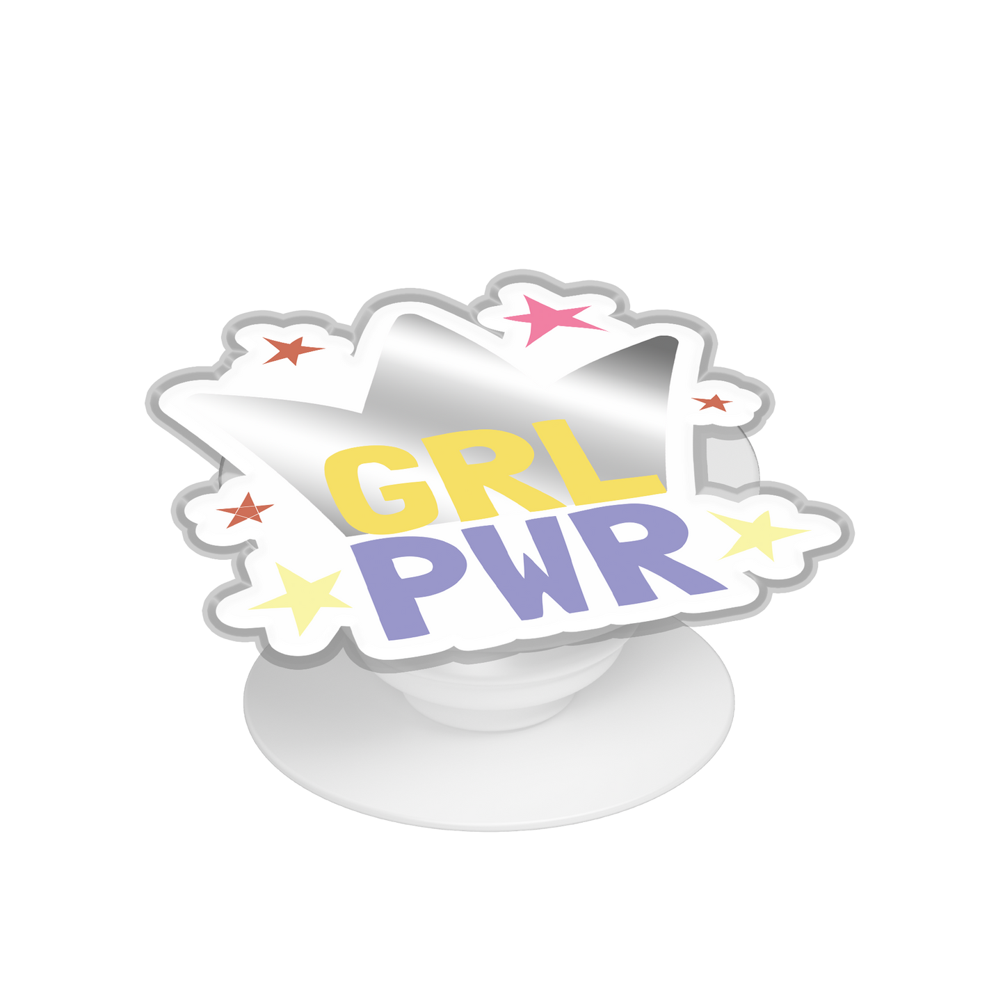 Pop Up Grip Mirror - Grl Pwr
