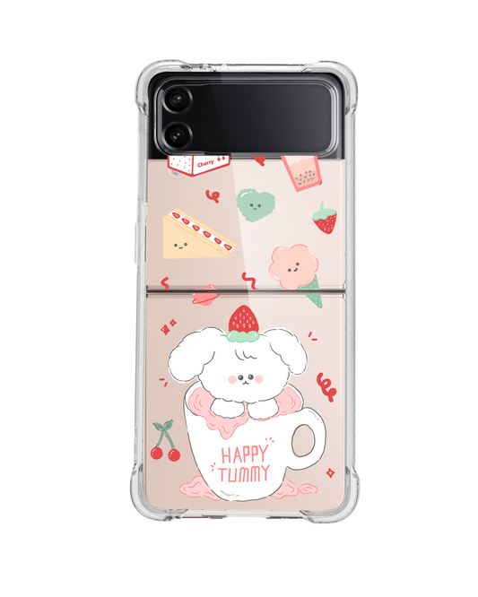 Android Flip / Fold Case - Happy Tummy