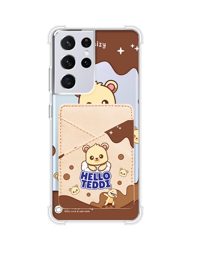 Android Phone Wallet Case - Hello Teddy 1.0