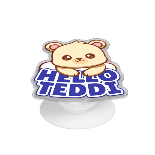 Pop Up Grip - Hello Teddy