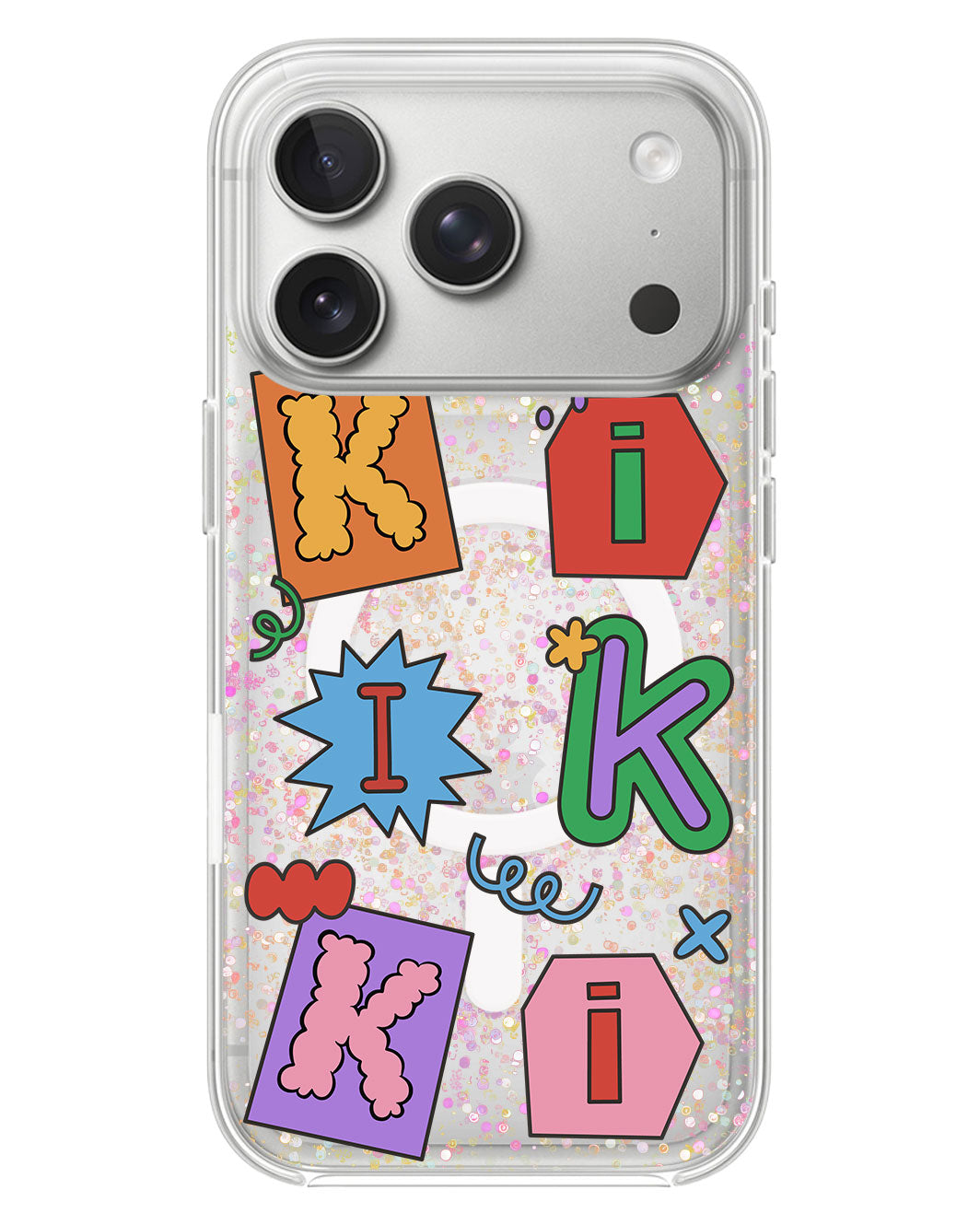 iPhone Glitter Case - Adorable monogram