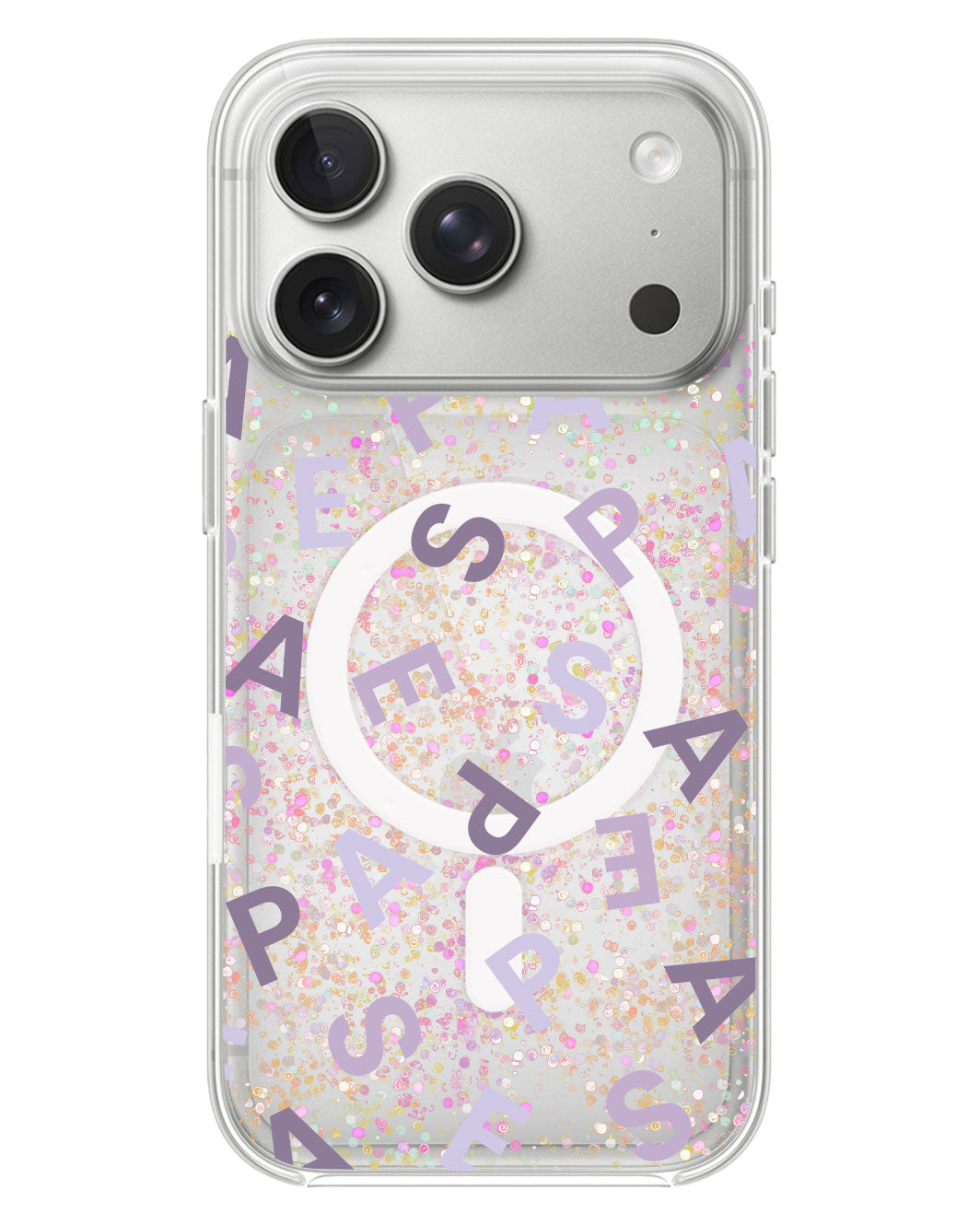 iPhone Glitter Case - Aespa Monogram
