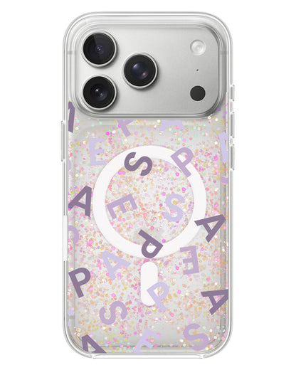 iPhone Glitter Case - Aespa Monogram