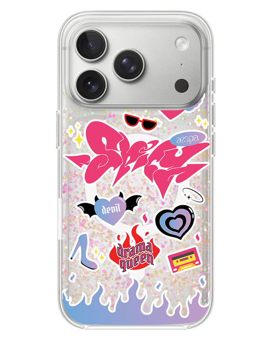 iPhone Glitter Case - Aespa Spicy