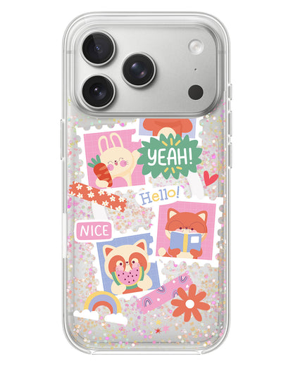 iPhone Glitter Case - Animal Squad