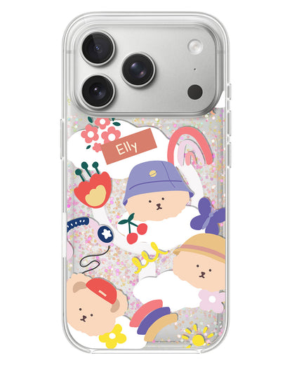 iPhone Glitter Case - Bear In Style