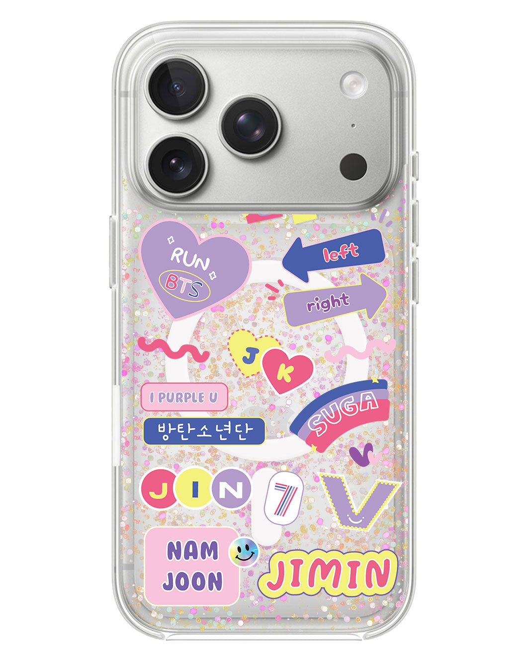 iPhone Glitter Case - BTS Members