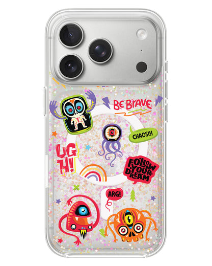 iPhone Glitter Case - Baby Monster