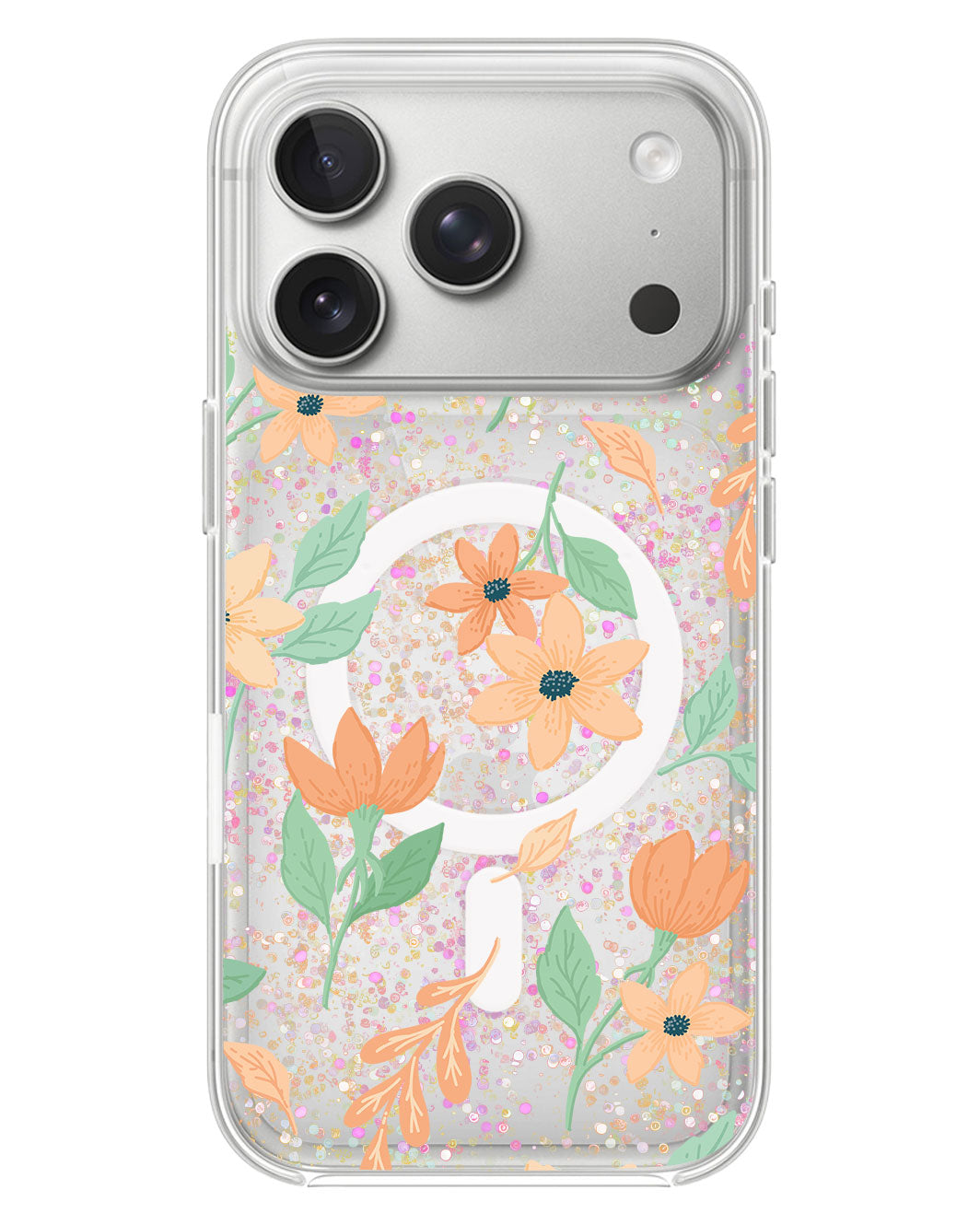 iPhone Glitter Case - Birth Flower 4.0