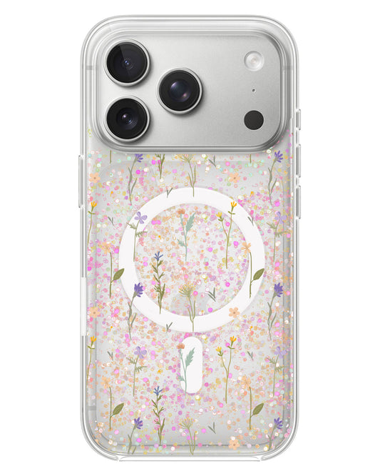 iPhone Glitter Case - Botanical Garden 2.0