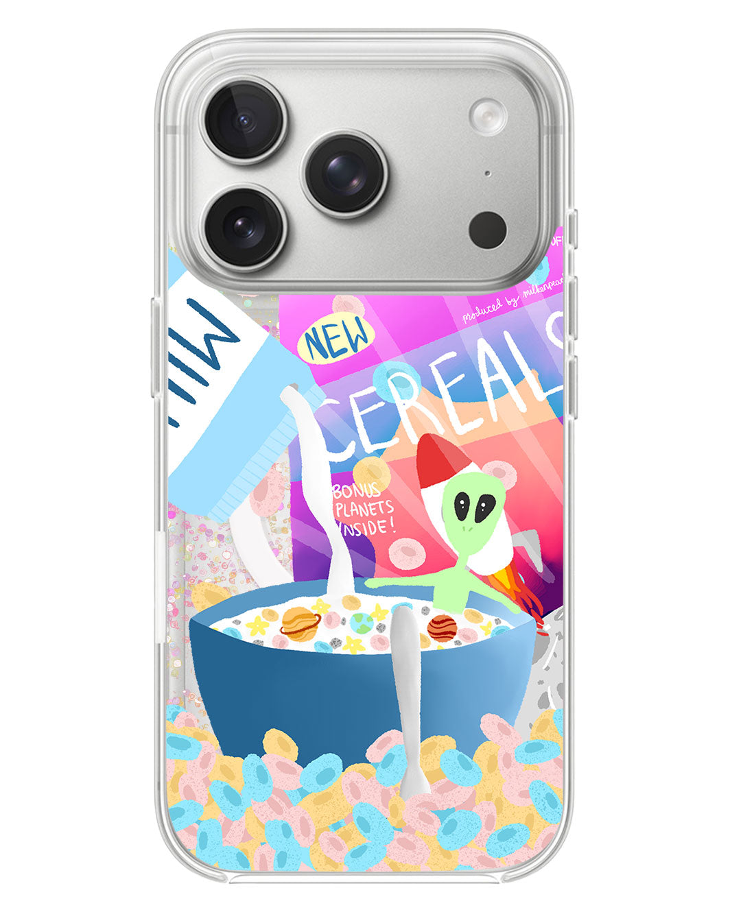 iPhone Glitter Case - Cerealiens