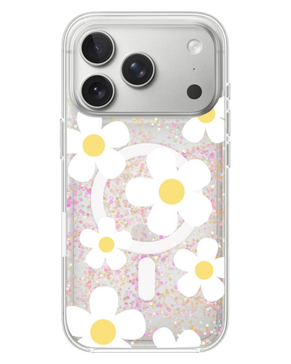 iPhone Glitter Case - Daisy 2.0