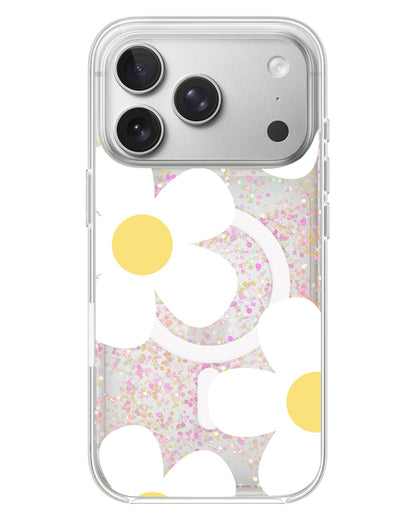 iPhone Glitter Case - Daisy 4.0