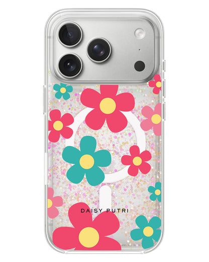 iPhone Glitter Case - Daisy Delight 2.0