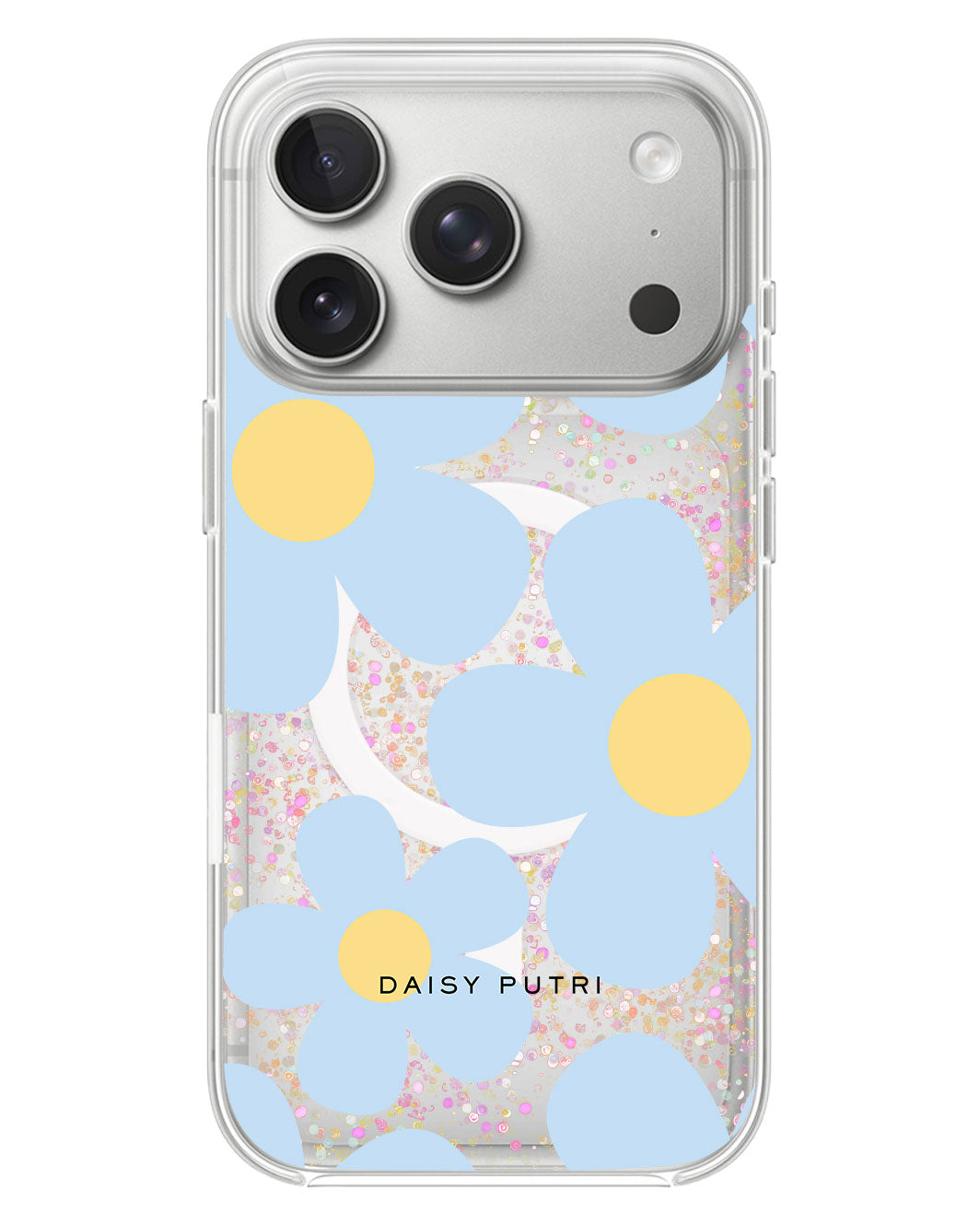 iPhone Glitter Case - Daisy Garland
