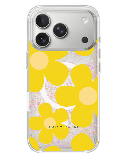 iPhone Glitter Case - Daisy Sunshine