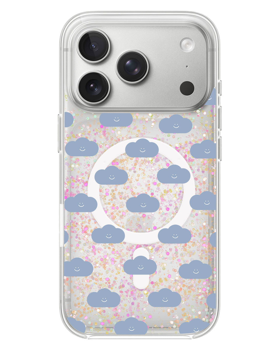 iPhone Glitter Case - Dark Cloud