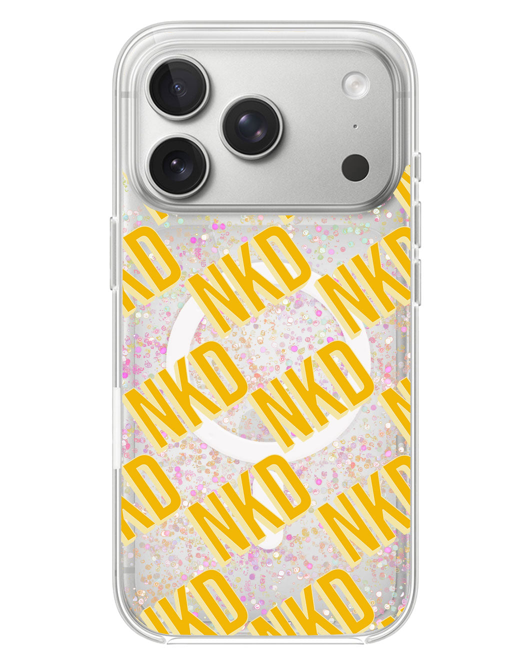 iPhone Glitter Case - Diagonal Initial Monogram 1.0
