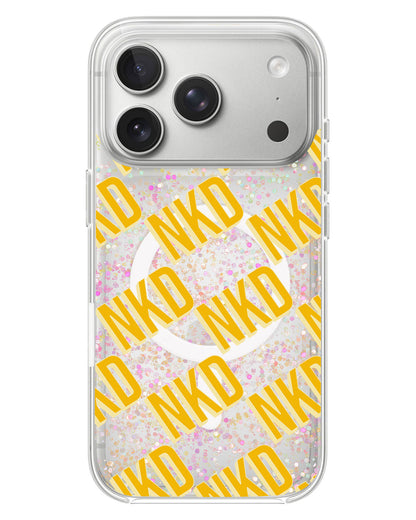 iPhone Glitter Case - Diagonal Initial Monogram 1.0