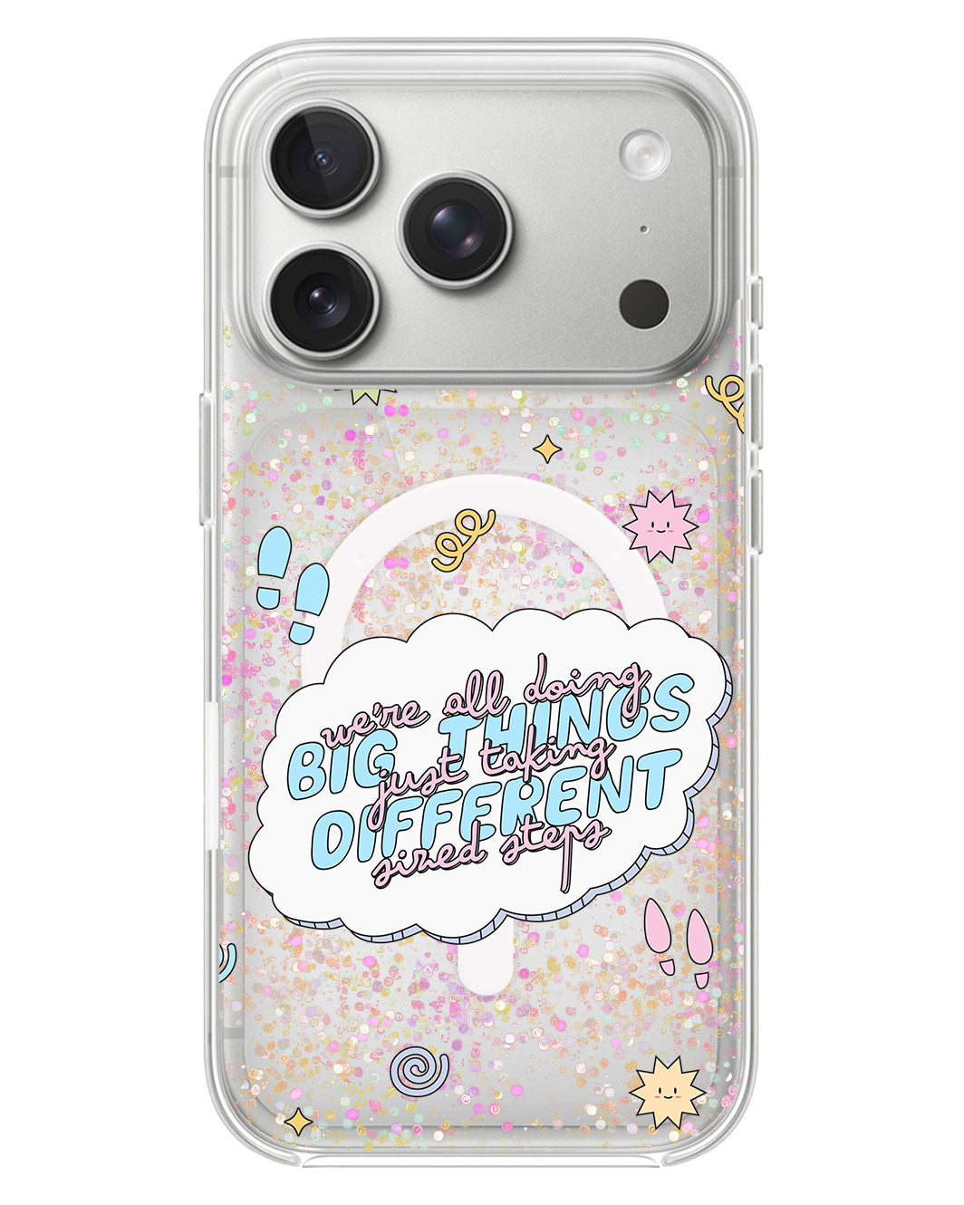 iPhone Glitter Case - Different Steps